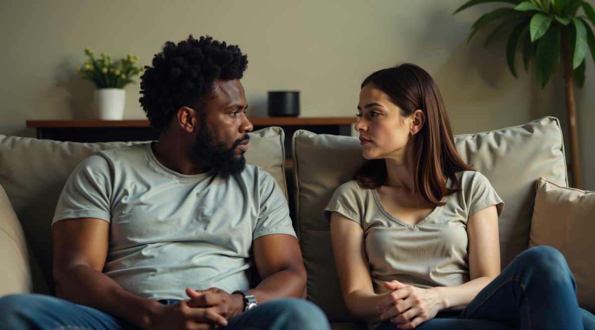 couples participating in virtual therapy
