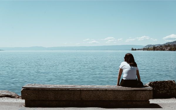woman with depression
